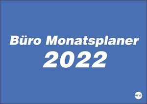 Büro Monatsplaner Kalender 2022