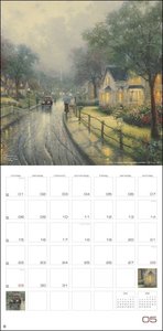 Land of Light Broschurkalender 2023. Kunstvoller Wandkalender mit idyllischen Gemälden. Einzigartiger Kunst-Kalender mit Bildern von Thomas Kinkade. 29,5x30 cm. Quadratisch