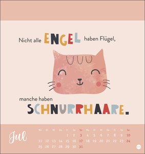 Katzensprüche Postkartenkalender 2022