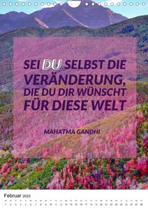 ABSCHIEDE NEUE WEGE GEHEN  Weisheiten und Zitate (Wandkalender 2023 DIN A4 hoch)