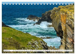 Schottlands wilde Inseln (Tischkalender 2024 DIN A5 quer), CALVENDO Monatskalender