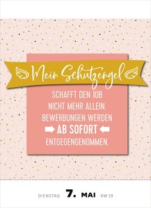 myNOTES Abreißkalender Heute: Tag der geschlossenen Tür!