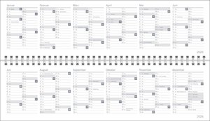 times&more Grün Wochenquerplaner 2026