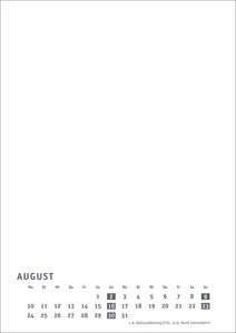 Premium-Bastelkalender weiß A4 2026