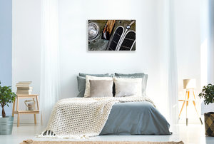 Premium Textil-Leinwand 90 cm x 60 cm quer Ein Motiv aus dem Kalender Schlafende Schönheiten - Automobile Patina