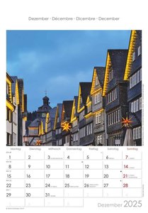 Hessen 2025 - Bild-Kalender 23,7x34 cm - Regional-Kalender - Wandkalender - mit Platz für Notizen - Alpha Edition