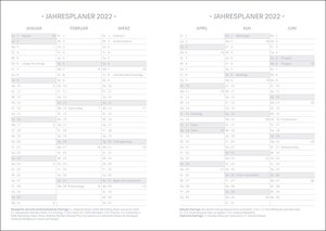 Tropical Leaves Kalenderbuch A5 Kalender 2022