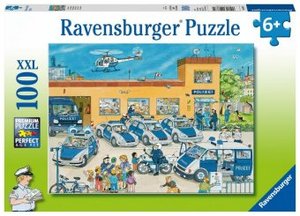 Ravensburger Kinderpuzzle - 10867 Polizeirevier - Puzzle für Kinder ab 6 Jahren, mit 100 Teilen im XXL-Format