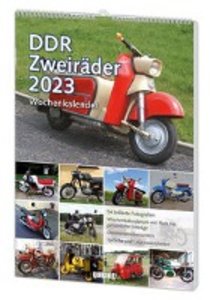 Wochenkalender DDR Zweiräder 2023