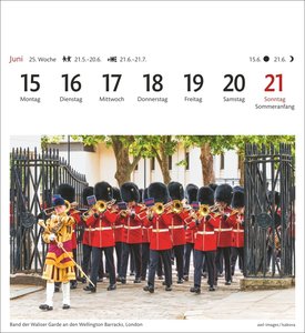 England Sehnsuchtskalender 2026