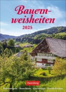 Bauernweisheiten Wochenkalender 2025