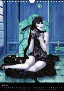 Burlesque Love Cats Katzen (Wandkalender 2021 DIN A4 hoch)