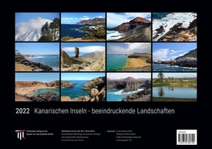 Kanarischen Inseln - beeindruckende Landschaften  2022 - Black Edition - Timokrates Kalender, Wandkalender, Bildkalender - DIN A3 (42 x 30 cm)