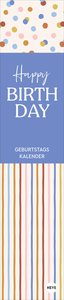 Design Geburtstagskalender Langplaner mini