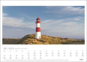 Sylt Panorama Postkartenkalender 2023
