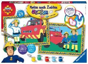 Ravensburger Malen nach Zahlen 27772 - Feuerwehrmann Sam - Kinder 5-7 Jahren