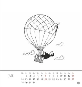 Loriot Postkartenkalender 2025
