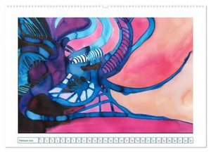 Farbverläufe Lieblingsfarbe Bunt (hochwertiger Premium Wandkalender 2024 DIN A2 quer), Kunstdruck in Hochglanz