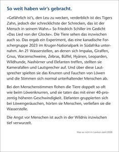 Was so nicht im Lexikon steht Tagesabreißkalender 2026
