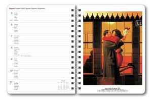 Jack Vettriano 2024 - Diary - Buchkalender - Taschenkalender - Kunstkalender - 16,5x21,6