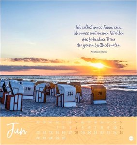 Sonne im Herzen Postkartenkalender 2023