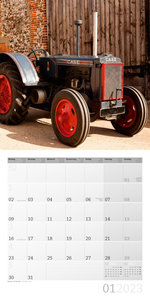 Traktoren Kalender 2023 - 30x30