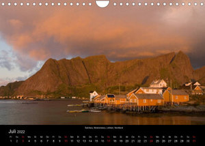 Norwegen (Wandkalender 2022 DIN A4 quer)