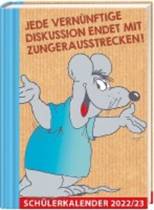 Uli Stein Schülerkalender 2022/2023 mit 12 Postkarten und 2 Stickerbögen