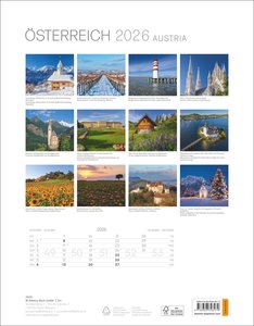 Österreich Kalender 2026