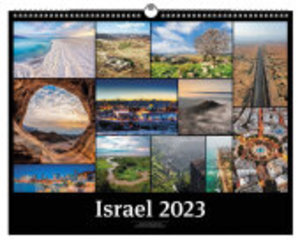 Israel 2023 - Black Version Wandkalender
