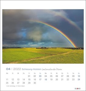 Schleswig-Holstein Postkartenkalender 2022