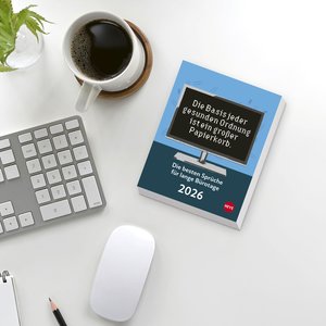 Die besten Sprüche für lange Bürotage Tagesabreißkalender 2026