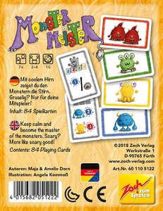 Zoch 601105122 - Monster Meister, Gesellschaftsspiel, Memospiel