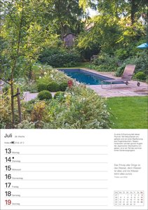 Gartenparadiese Wochenplaner 2026