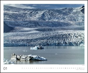 Faszination Island 2023 – Fotografie von Max Galli – Reisekalender 60 x 50 cm – Spiralbindung