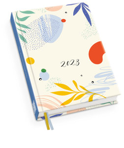 Taschenkalender »Kunterbunt« 2023 - Terminplaner mit Wochenkalendarium - Format 11,3 x 16,3 cm