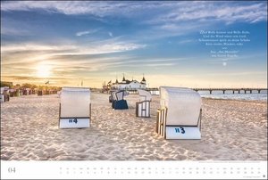Deutschlands Küsten - Ein literarischer Spaziergang Kalender 2022
