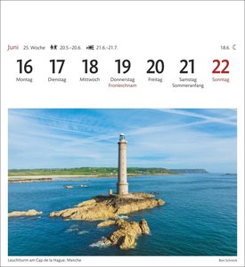 Bretagne & Normandie Sehnsuchtskalender 2025