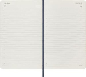 Moleskine 12 Monate Tageskalender 2024, Large/A5, Saphir