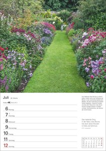 Gartenparadiese Wochenplaner 2026