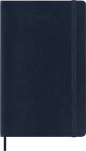Moleskine 12 Monate Tageskalender 2024, Large/A5, Saphir