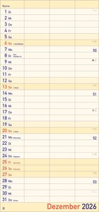 Großdruck Planer für zwei 2026