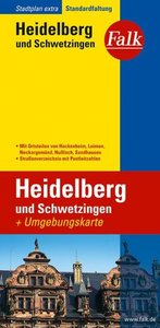 Falk Stadtplan Extra Heidelberg, Schwetzingen 1:17.500