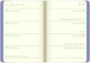 ELECTRIC RAVE 2025 - Diary - Buchkalender - Taschenkalender - 8x11,5