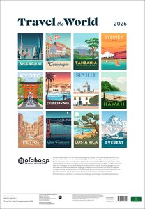 Travel the World Posterkalender 2026
