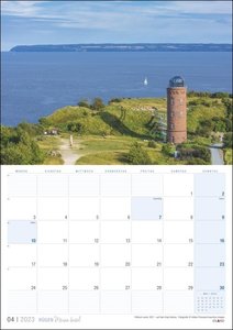 Rügen ...meine Insel Planer 2023. Foto-Wandkalender mit Platz für Termine und Notizen. Dekorativer Kalender für Organisation und Urlaubsfeeling in einem!
