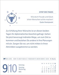 Stier Sternzeichenkalender 2026