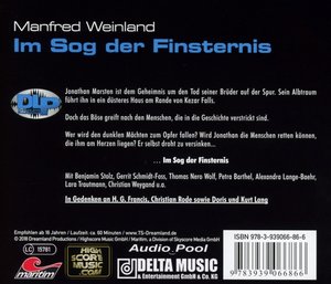 DreamLand-Grusel - Im Sog der Finsternis, 1 Audio-CD