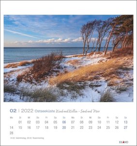 Ostseeküste Postkartenkalender 2022