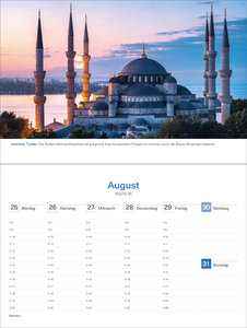 Weltreise - KUNTH Tischkalender 2025
